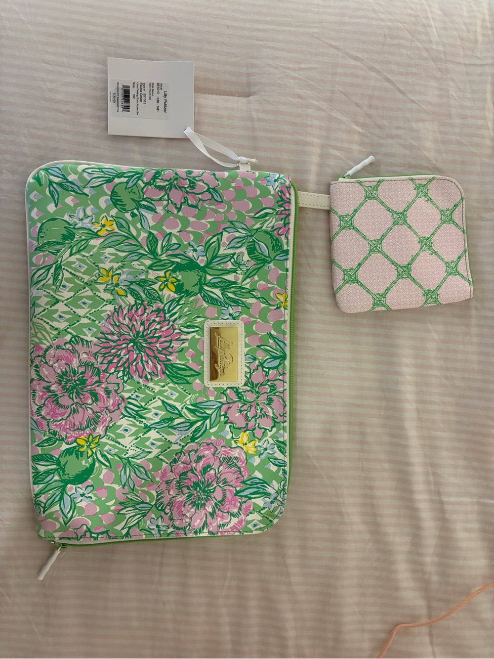 Lilly Pulitzer Tech Pouch Set in Green